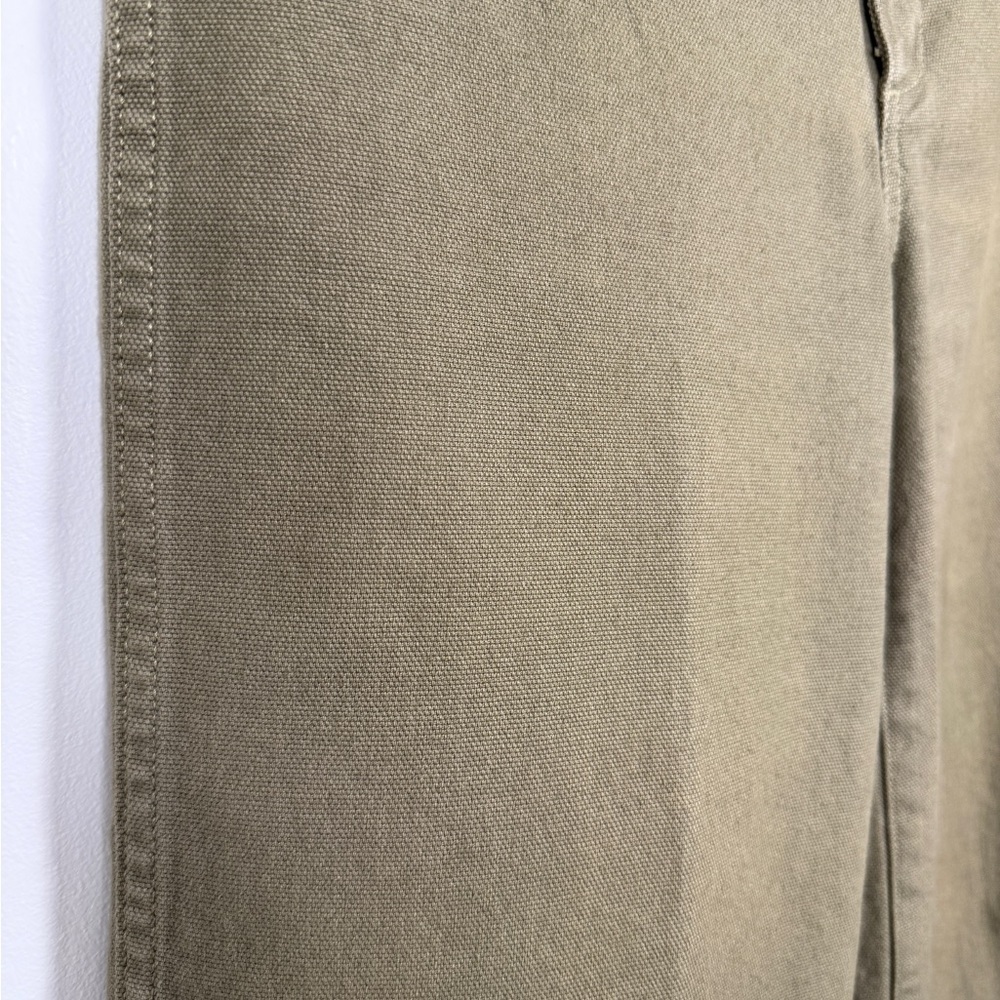 Madewell Emmett Wide-Leg Crop Pants Olive Green size 25 - Picture 7 of 13